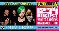 In Evil Hour - Rebellion Festival, Blackpool 1.8.19